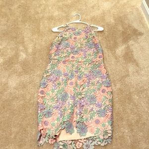 Cute! Floral lace dress.